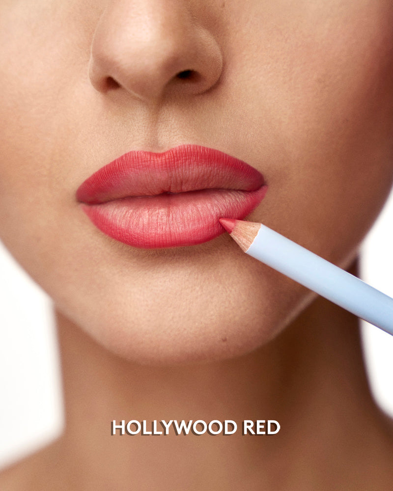 איפור אדום לשפתיים Hollywood Red נטע