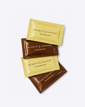 TAN CLEANSING WIPES - 4 UNITS