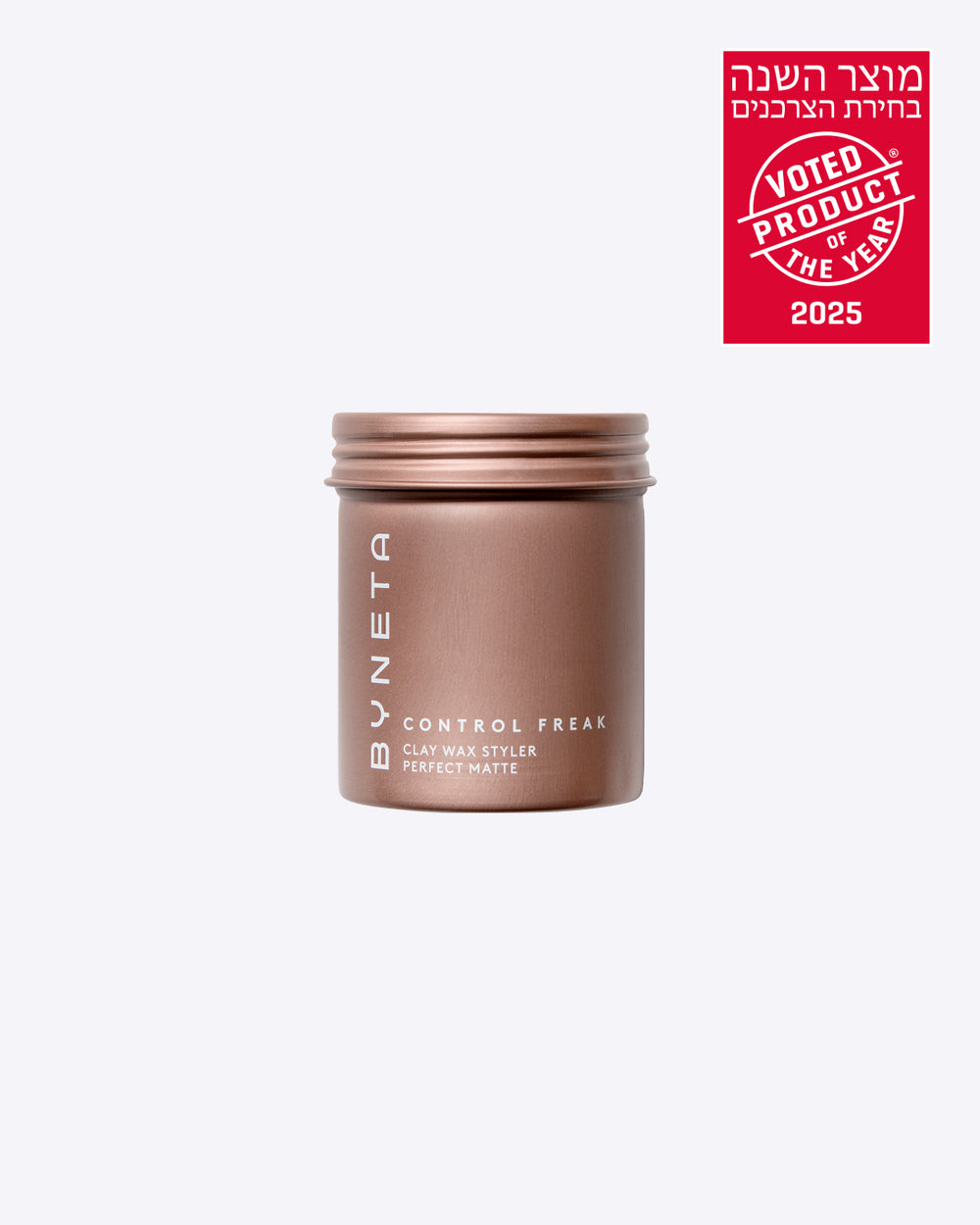 ווקס חימר מומלץ לעיצוב שיער Control Freak - מוצר השנה 2025