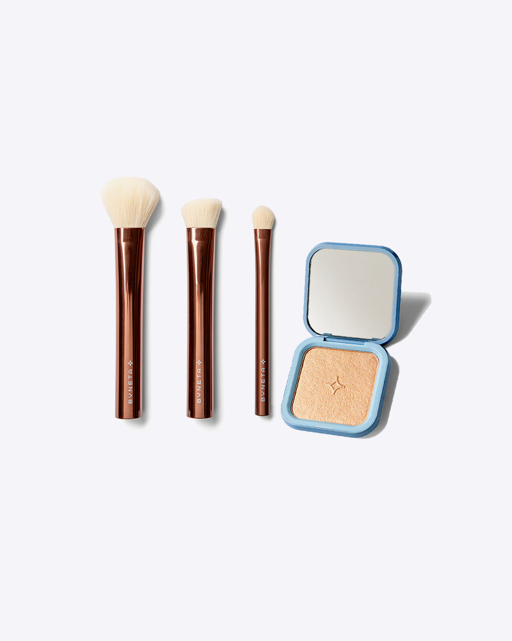 סט מברשות + היילייטרים Miami B***H! 3d Highlighter Kit