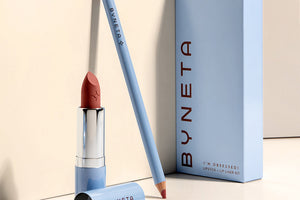 ערכת LIP KIT שפתון אודם ועפרון שפתיים BYNETA