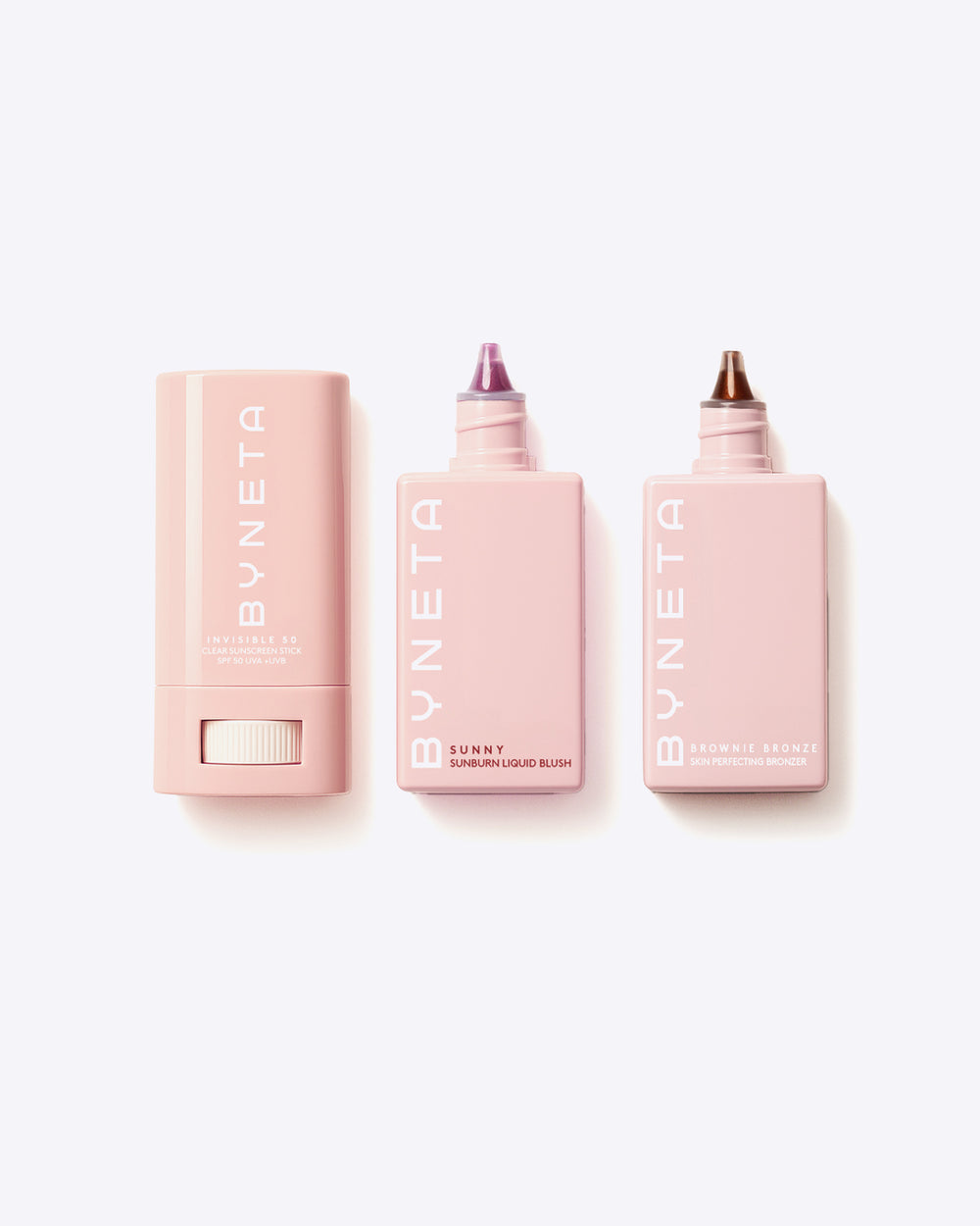 The Perfect Trio סט סטיק הגנה, ברונזר וסומק נוזליים