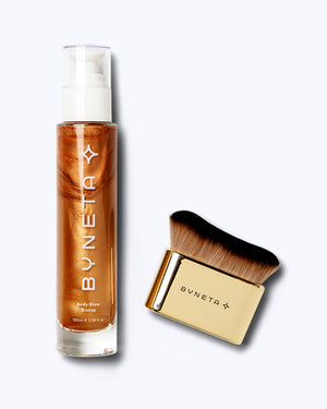 סט ברונזר משזף ומברשת איפור ביינטע